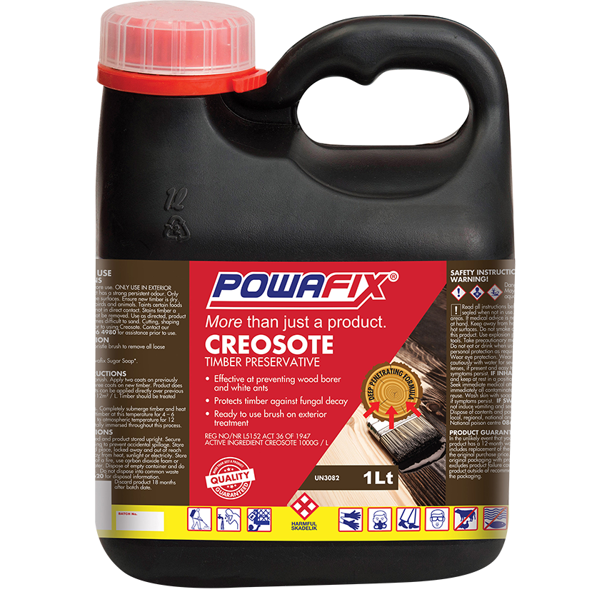 POWAFIX CREOSOTE 1LTR