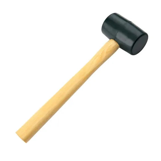 GLO TOOL RUBBER MALLET WOODEN HANDLE | RMW700