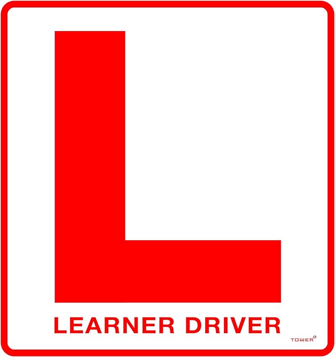 Tower Self-Adhesive Learner Driver Decal Sticker
