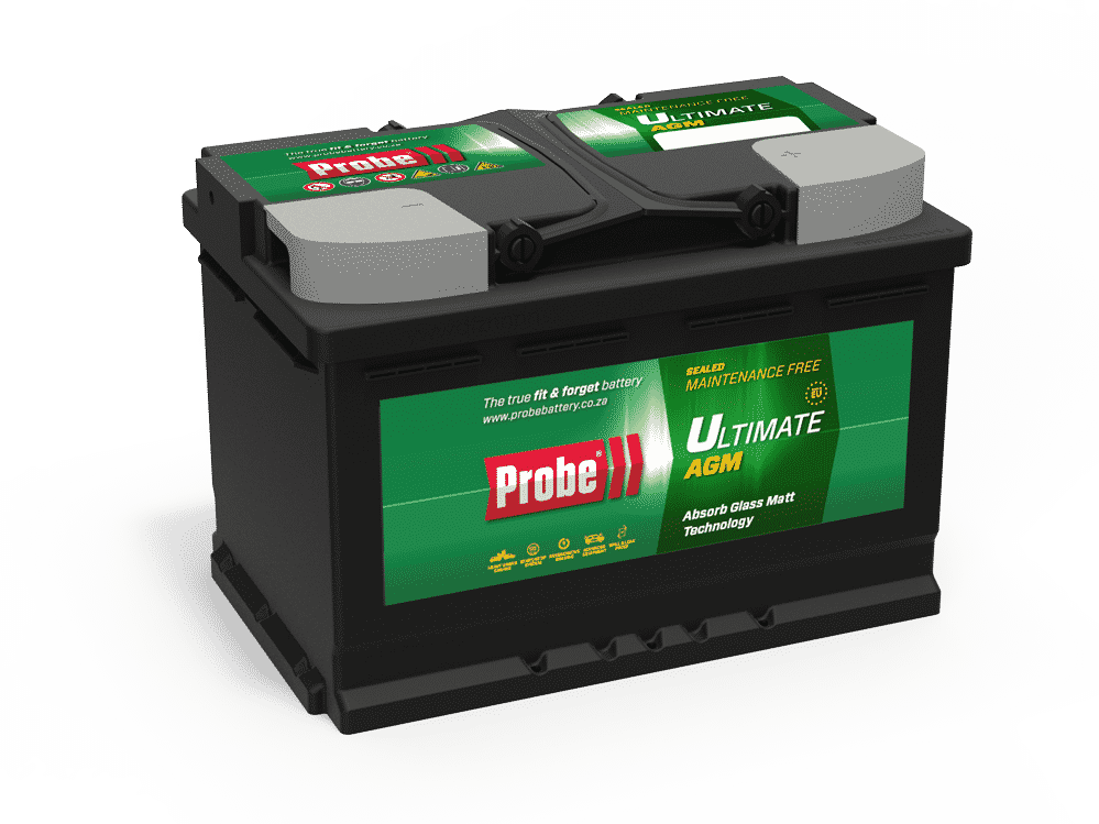 PROBE BATTERY 668AGM START STOP 24 MONTH GARANTEE 80AH 900CCA+RH B13 L4 AGM START STOP