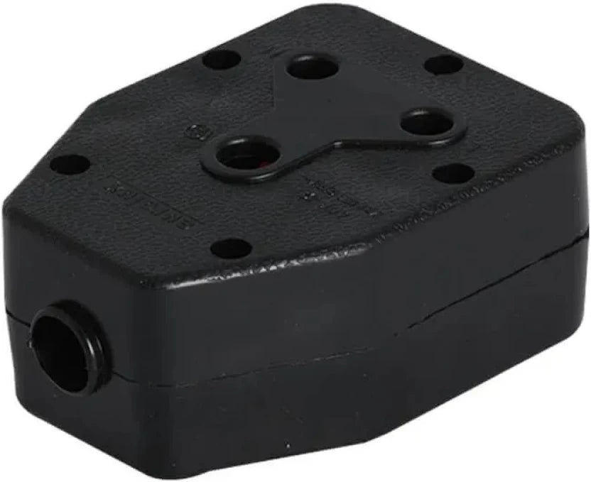 Extension Cable Plugs Head Three Pin Plug  (Black)