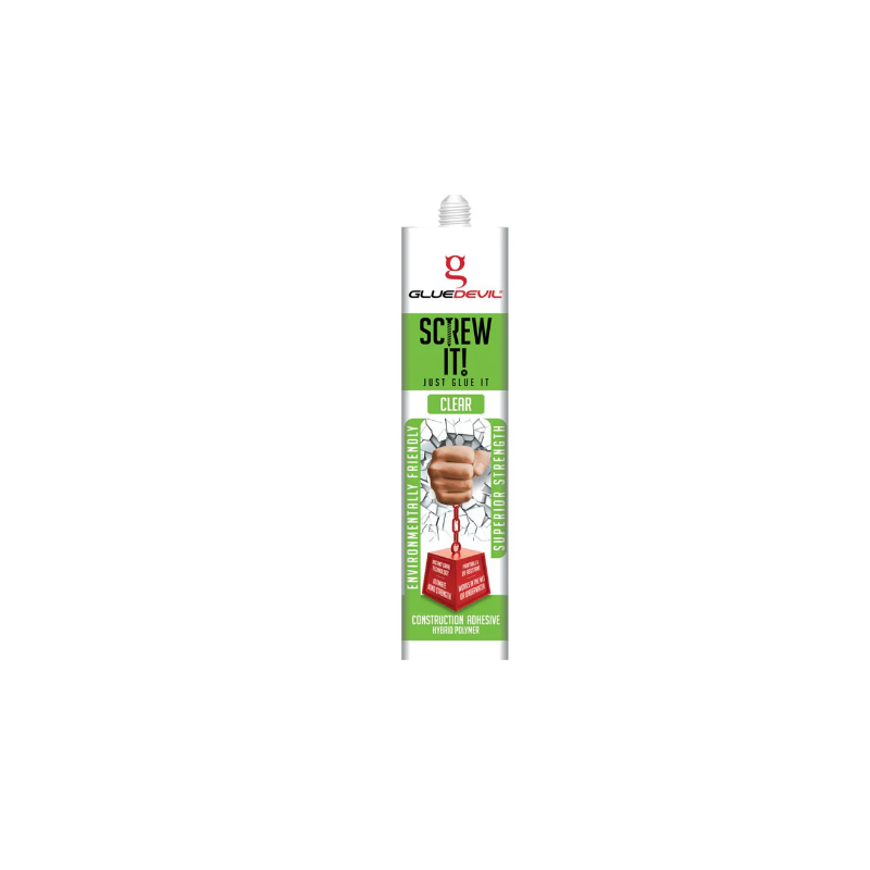 GlueDevil 290ml SCREW IT! Just glue it - Clear