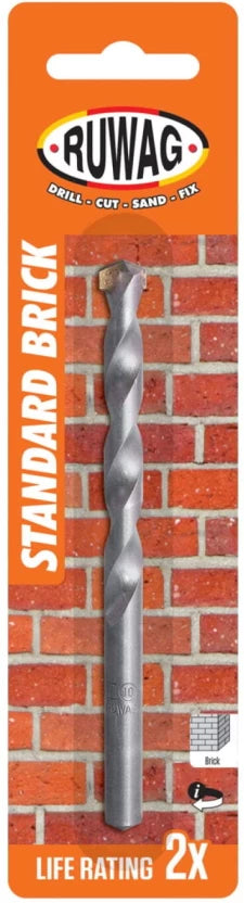 RUWAG DRILL BIT STANDARD BRICK 10MM